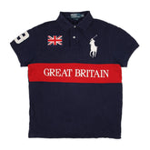 Ralph Lauren Chief Keef Great Britain Polo in Marineblau Größe M